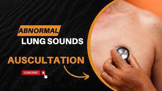 ABNORMAL LUNG SOUNDS  Auscultation  Medicine [upl. by Suiravad]