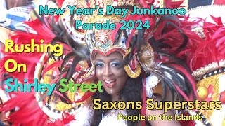 Saxons Superstars New Years Day 2024 Junkanoo Parade [upl. by Bud]