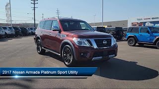 2017 Nissan Armada Platinum Sport Utility Cleveland Brunswick Parma Medina North Olmstead [upl. by Michael]