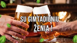 NASTE  SU GIMTADIENIU ŽENIA [upl. by Adnamas]