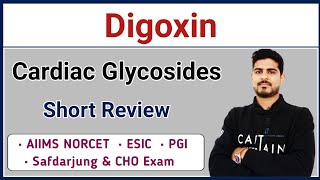 Digoxin  Cardiac glycosides  Short Review [upl. by Glenine]