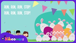 Ten Bunnies Counting Lyric Video  The Kiboomers Preschool Songs for Easter [upl. by Bryna]