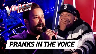 Superstars PRANK The Voice coaches with unexpected Blind Auditions [upl. by Atrebor363]