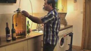 Making Wine at Home From a Wine Kit  Part 4 Finishing amp Bottling [upl. by Aniraad]