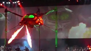 War of the Worlds Jeff Wayne LIVEBest TRIPODfighting machine footage on the Net [upl. by Gentilis422]