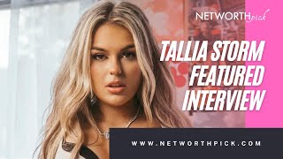 Tallia Storm talks new single Broken working with Elton John and more [upl. by Eciruam705]