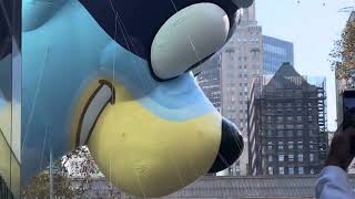 BLUEY Balloon at The Macy’s Thanksgiving Day Parade New York City 2023 [upl. by Rydder]