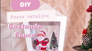 Poste natalino gastando pouco natal feliznatal merrychristmas decoration homedecor diy [upl. by Kciredes]