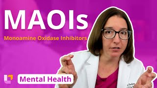 MAOIs Monoamine Oxidase Inhibitors Therapies  Psychiatric Mental Health  LevelUpRN [upl. by Anauj999]