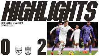 HIGHLIGHTS  Arsenal vs Liverpool 02  Emirates FA Cup [upl. by Oruam]