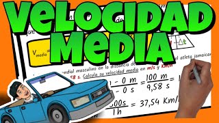 🚗 La VELOCIDAD MEDIA  Física [upl. by Inittirb]