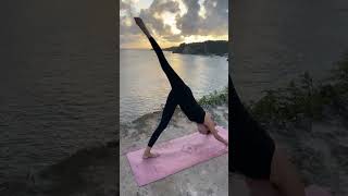 Stay Yoged Embrace the Yoga Vibe yoga sunset [upl. by Elirpa]