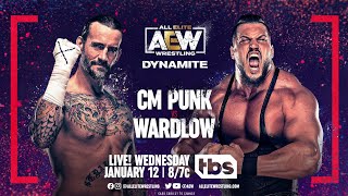 FULL MATCH  CM Punk vs Wardlow AEW Dynamite Jan 12 2022 [upl. by Schargel]