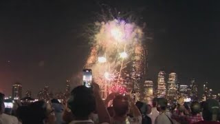 Thousands celebrate 4th of July in Jersey City [upl. by Siulesoj959]