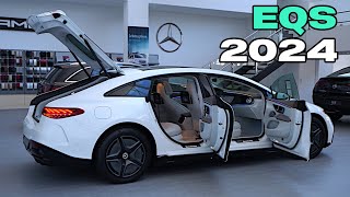 2024 Mercedes EQS Sedan Review  Ultimate Luxury Interior Exterior [upl. by Aggri]