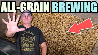 5 TIPS to HELP YOUR ALL GRAIN BREWING  MoreBeer [upl. by Yank]