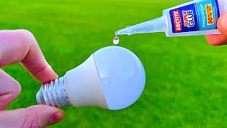 Just Put Super Glue on the Led Bulb and you will be amazed [upl. by Danny]