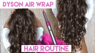 How I use the Dyson Airwrap  Hair routine [upl. by Cerell607]