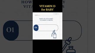 Baby Vitamin D drops  How to give  Vitamin D supplements babyhealth vitamind mom [upl. by Deeanne516]