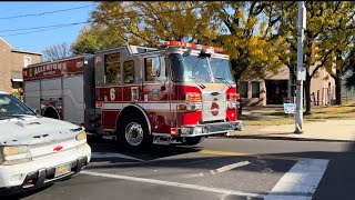 Allentown fire department engine 6 responding [upl. by Alper]