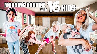 MORNING ROUTINE with 16 KiDS [upl. by Erica182]