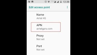 Airtel 4G APN Settings for Android [upl. by Abel]