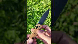 Benchmade 535BK07 Bugout Burnt Brass M390 [upl. by Ilajna]