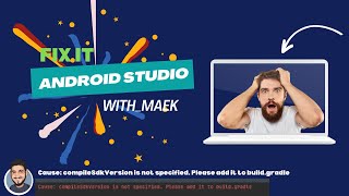 Cause compileSdkVersion is not specified Please add it to buildgra  Android Studio  Fix Error [upl. by Terej516]