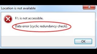 How to FixSolveRepair Data Errorcyclic redundancy check in Hindi [upl. by Ahsimek540]