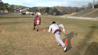 Wide Receiver Drills  Coach Ryan OHara [upl. by Tinaret]