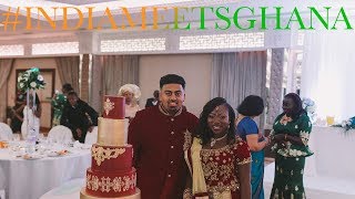 Amit amp Michelle  IndiaMeetsGhana Wedding Highlights [upl. by Anotyad941]