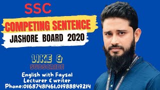 SSC completing sentence Jashore Board 2020 [upl. by Tenahs]