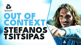 Stefanos Tsitsipas Out Of Context 😆 [upl. by Einnoj]