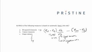 CFA Tutorial Portfolio Management  Msquared Treynor Shape ratios amp Systematic or Beta Risk [upl. by Ralli70]