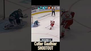 Cutter Gauthier NHL SHOOTOUT Attempt [upl. by Alaehcim817]