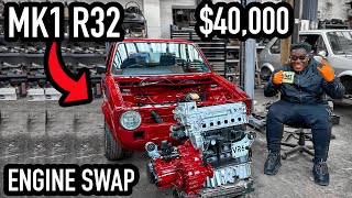 VW GOLF MK1 R32 VR6 SWAP FINALE PART 3 [upl. by Chader]