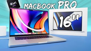 M1 Max 16in MacBook Pro Unboxing amp HandsOn [upl. by Halden]