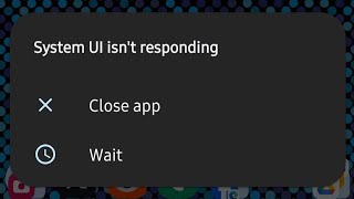 How to Fix System UI isn’t Responding Error Problem on Android Phone  System UI Not Responding [upl. by Yzeerb]