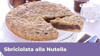 SBRICIOLATA ALLA NUTELLA Ricetta semplice [upl. by Tenner]