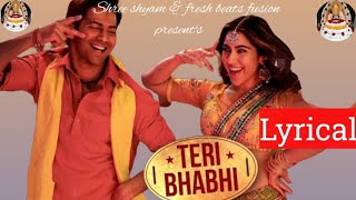 Teri Bhabhi  Coolie No1  audio lyrical Varun Dhawan Sara Ali Khan  Javed  Mohsin Ft Dev N [upl. by Ernst]