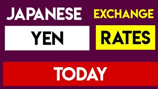 JAPANESE YEN RATES TODAY 31 October 2024 [upl. by Yejus]