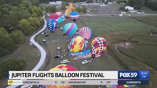 Jupiter Flights Balloon Festival at Conner Prairie [upl. by Aiam]