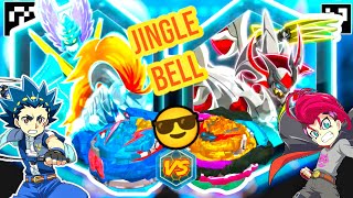 JINGLE BELL  Bell VS Valt  Beyblade burst quad strike  NEW QR CODES  Beyblade Burst App [upl. by Care]