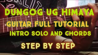 Dungog ug Himaya chords and solo tutorial step by step [upl. by Eisele573]