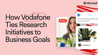 How Vodafone Ties Research Initiatives to Business Goals [upl. by Atiuqcaj357]