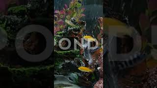 Auratus chiclid with planted aquarium fish [upl. by Artema21]