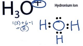 A stepbystep explanation of how to draw the H3O Lewis Structure [upl. by Gitel]