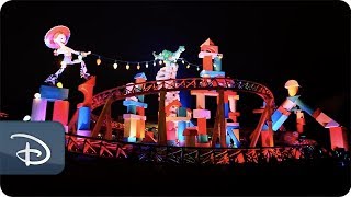 Bringing Toy Story Land To Life at Night  Walt Disney World [upl. by Niamart]