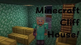 Minecraft Cliff houseW MrRedGamer [upl. by Medora]