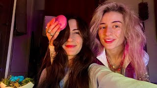 asmr 🦀 very random REAL PERSON asmr on ANOTHER sister  chaotic fast personal attention 🌹 [upl. by Aihn]